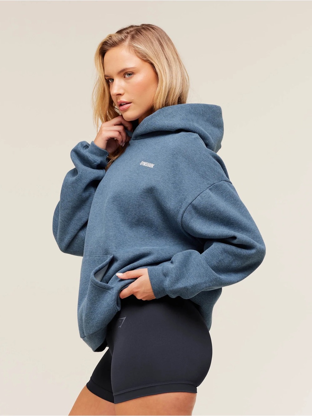 Gymshark Cosy Luxe Hoodie - Compound
Blue Marl